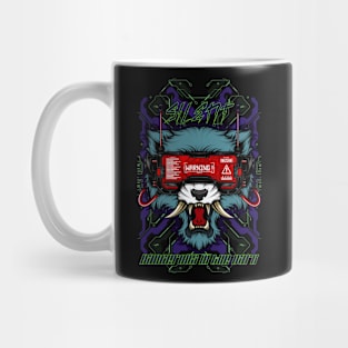 Wolf The Cyber Beast Mug